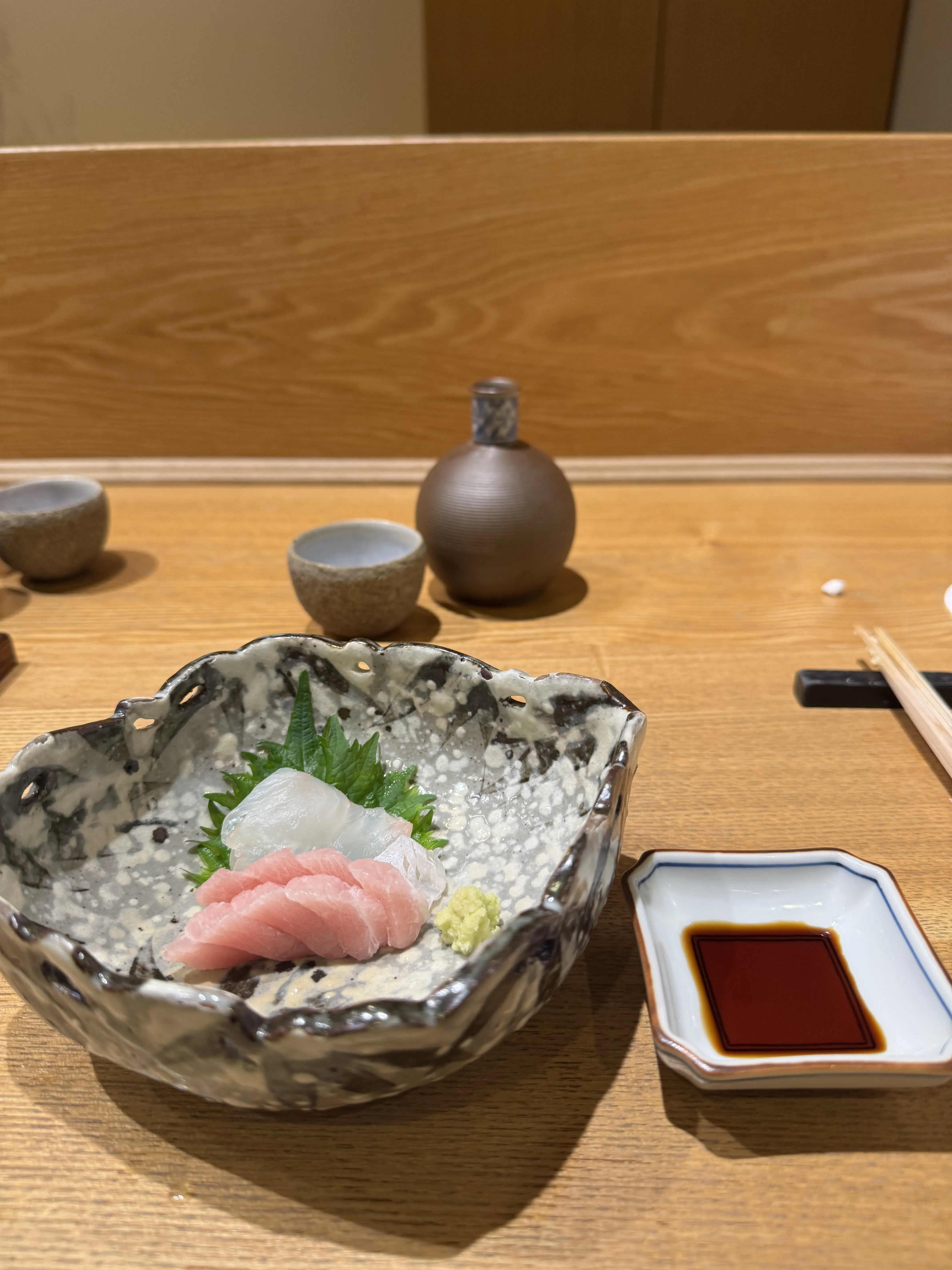 오츠쿠리 - 히라메와 마구로 사시미