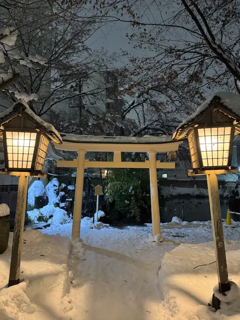 신사 안쪽 정원