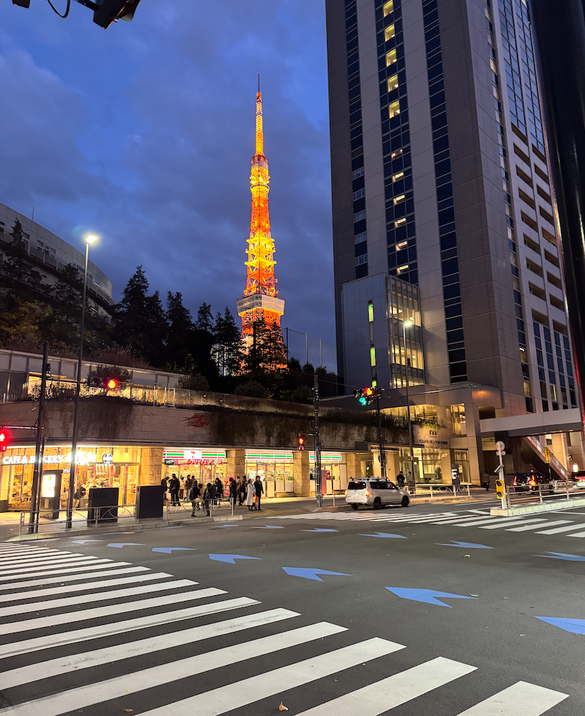 도쿄타워가 보이는 풍경