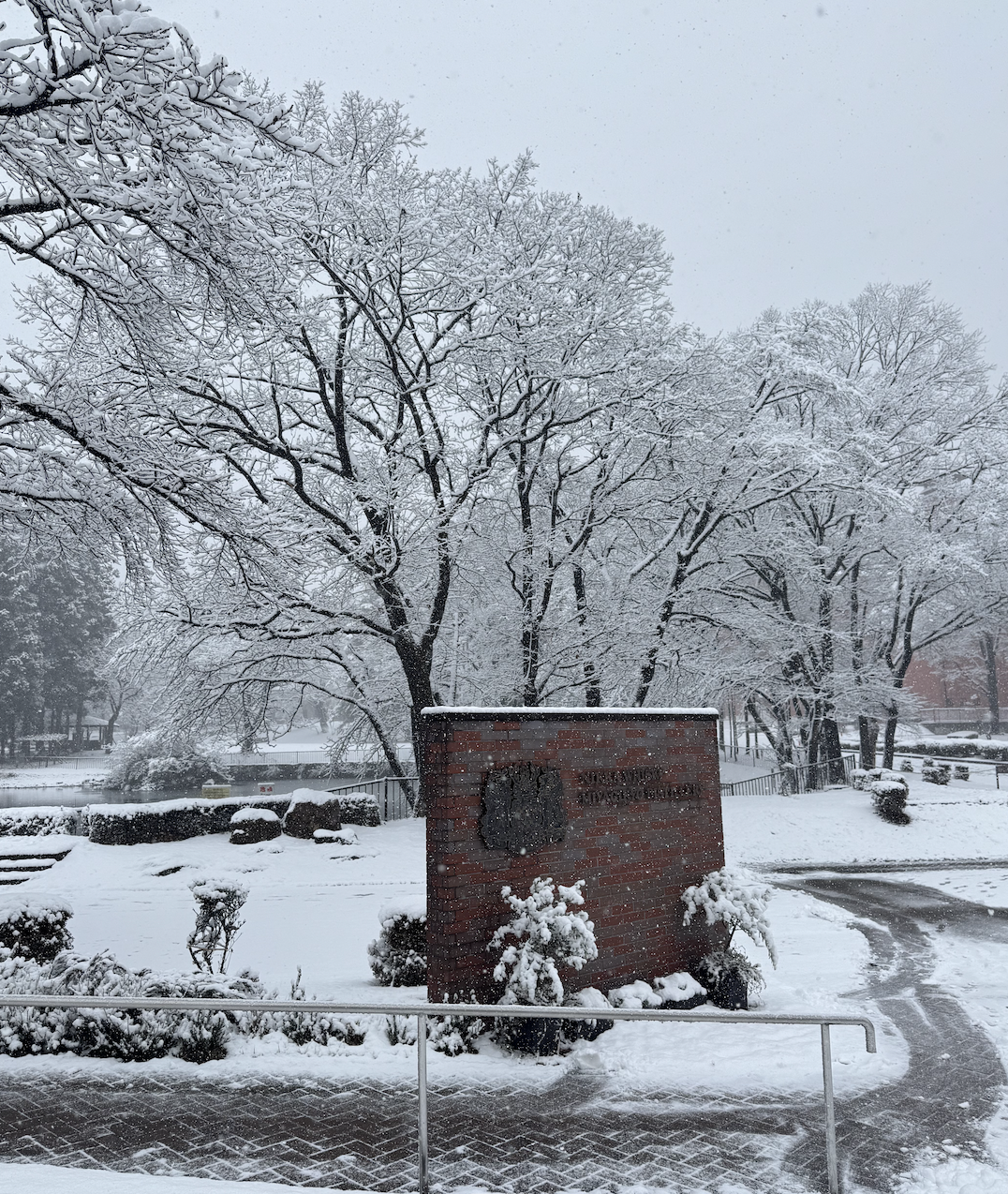 눈에 잠긴 증류소