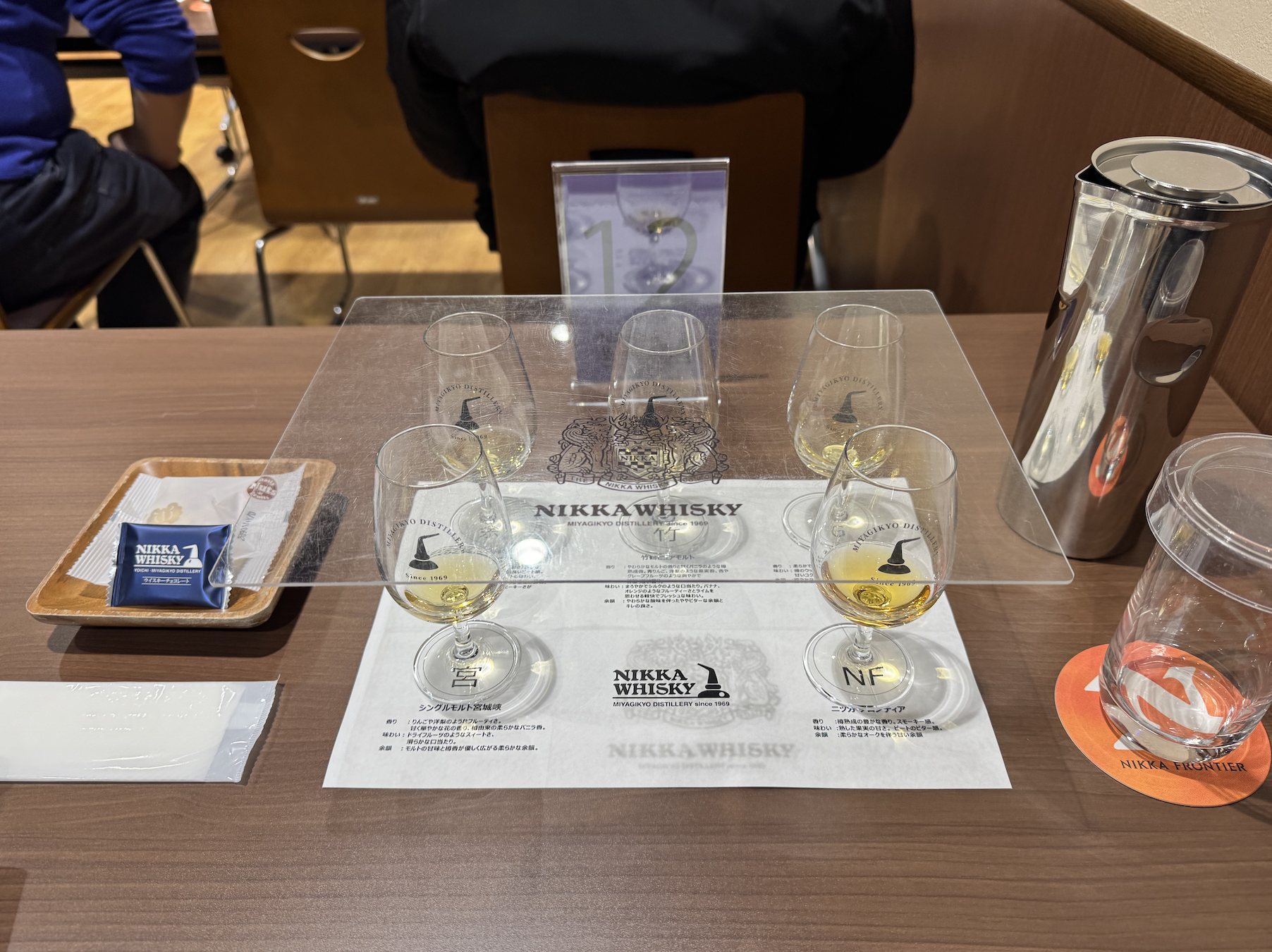 시음할 5개의 위스키