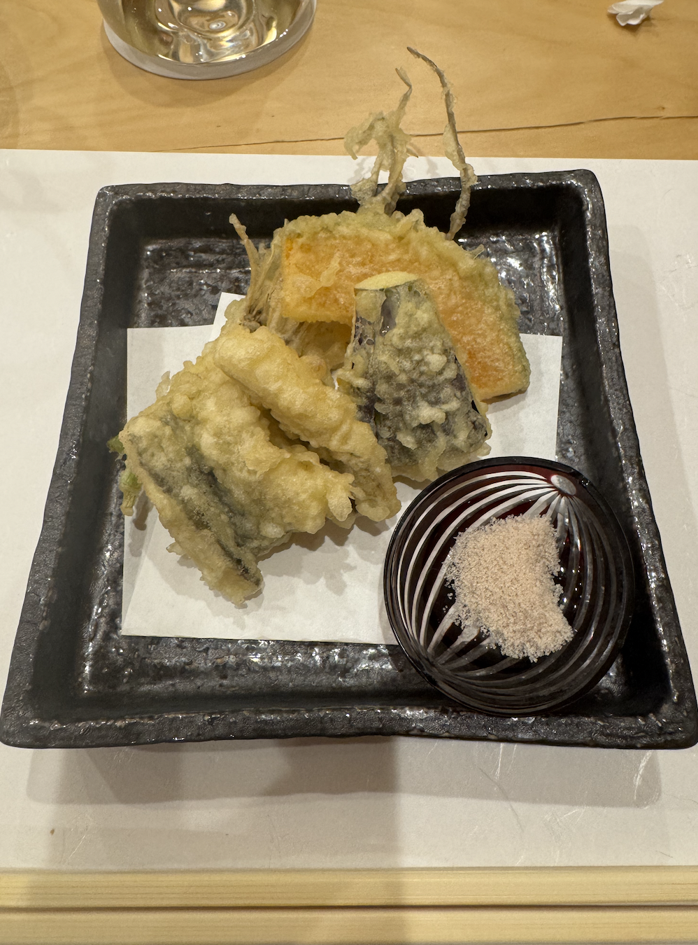 아나고와 가지 튀김