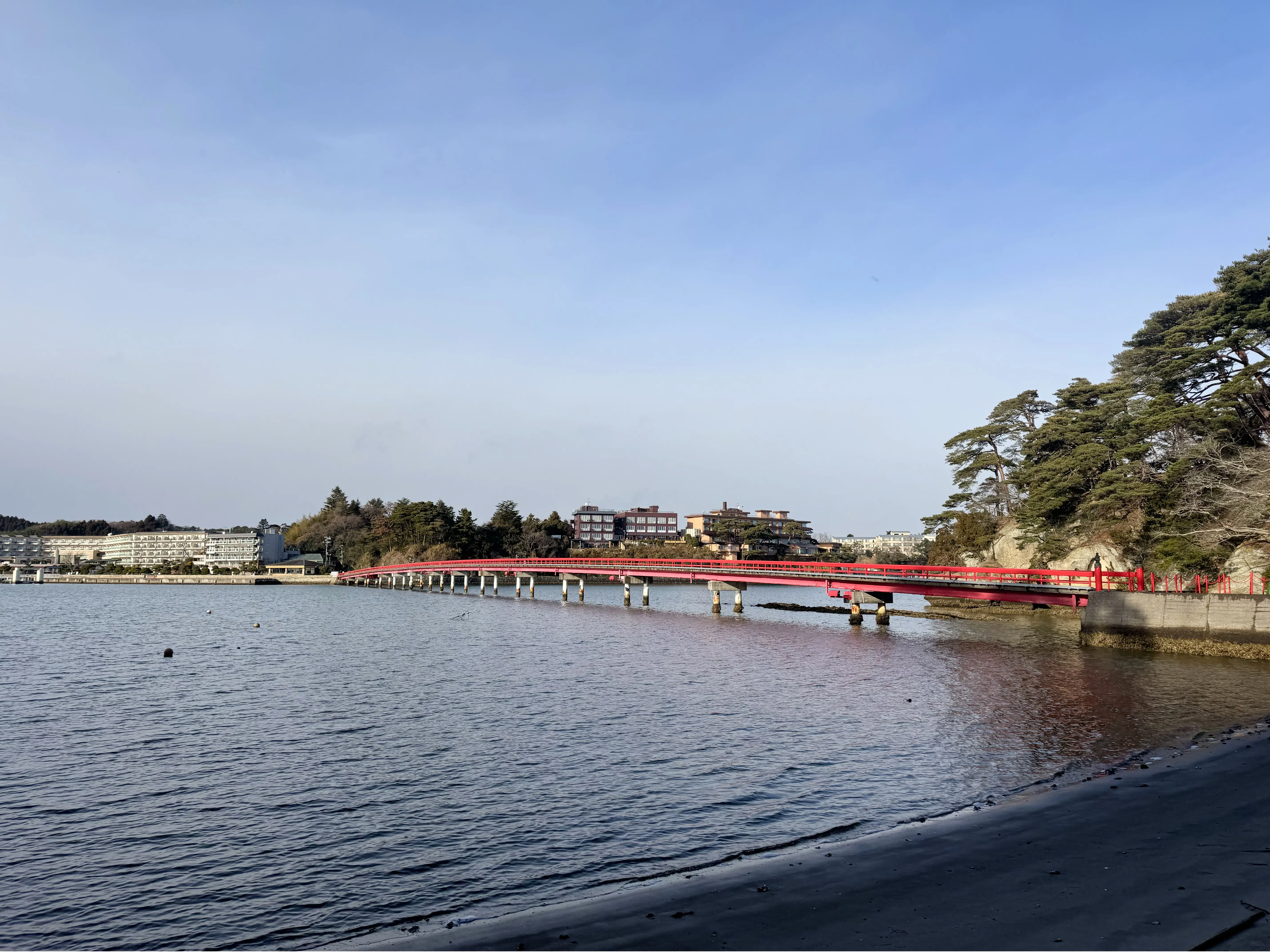 후쿠우라지마에서 본 바다